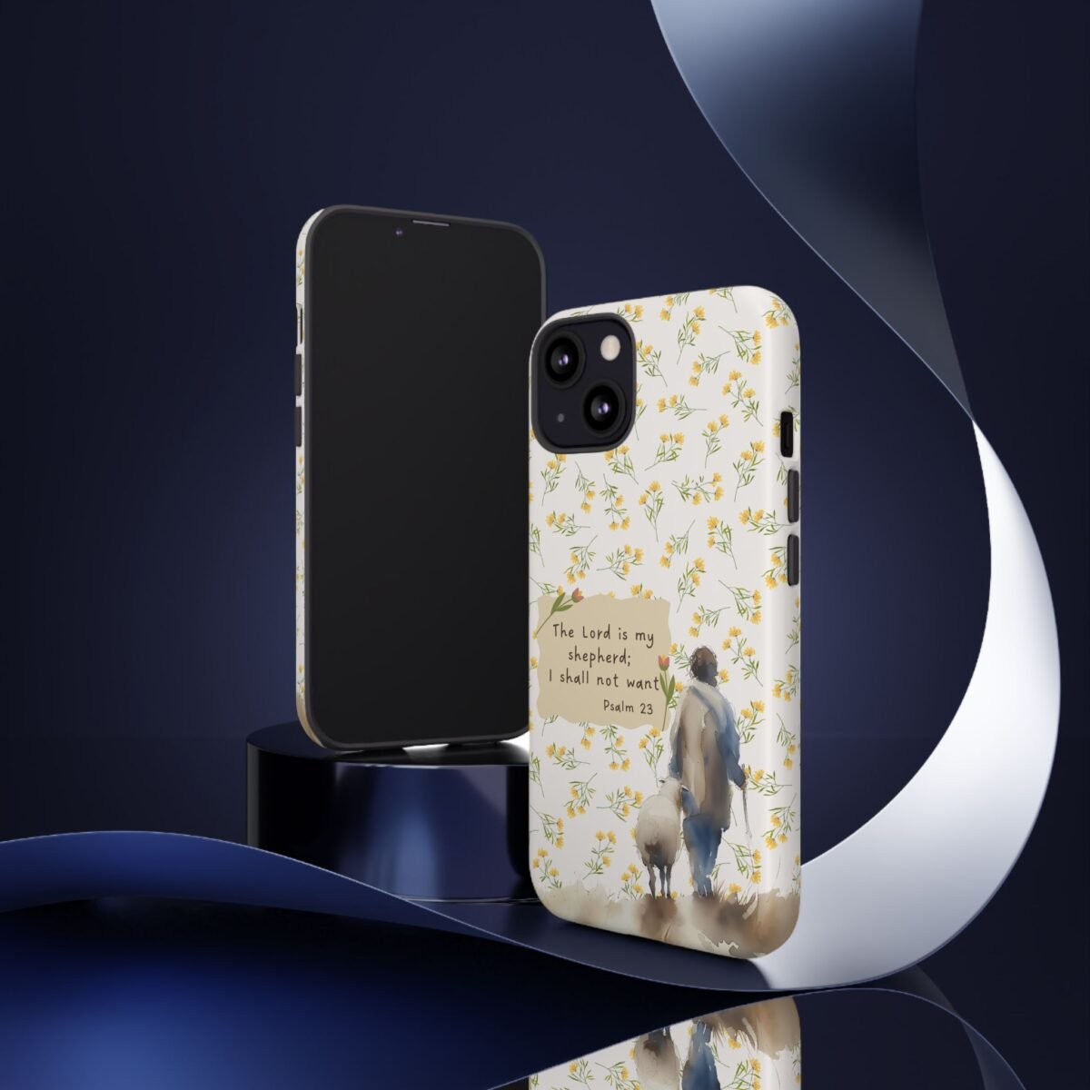 Christian Verse Phone Case The Lord is my Shepherd Psalm 23 Phone Case iPhone 16 15 14 13 12 Pro Max Samsung S24 S23 S22 S21 Plus Ultra