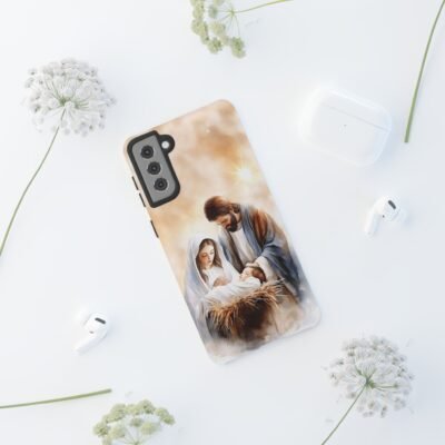 Nativity Phone Case Christian Phone Case Christmas Phone Casing iPhone Samsung Galaxy Google Pixel Phone Cover Faith Jesus Mary and Joseph