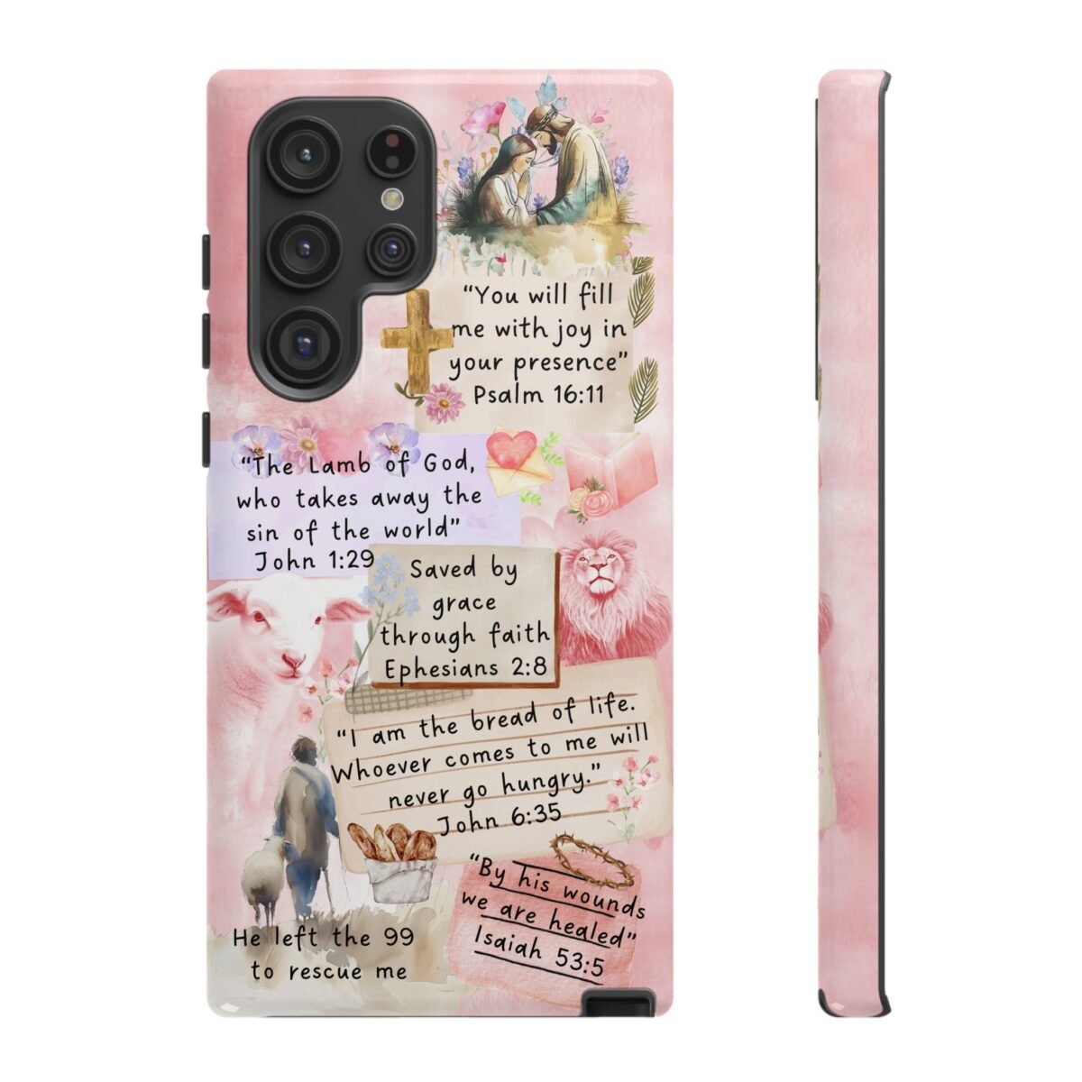 Christian Bible Verse Phone Case Christian Collage Phone Case Faith Phone Casing iPhone Samsung Galaxy Google Pixel iPhone 16 Phone Cover