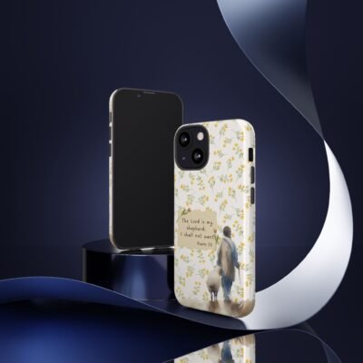 Christian Verse Phone Case The Lord is my Shepherd Psalm 23 Phone Case iPhone 16 15 14 13 12 Pro Max Samsung S24 S23 S22 S21 Plus Ultra