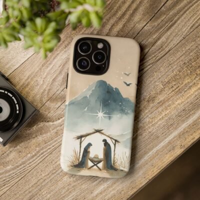 Nativity Phone Case Christian Phone Case Christmas Phone Casing iPhone Samsung Galaxy Google Pixel Phone Cover Faith Jesus Mary and Joseph