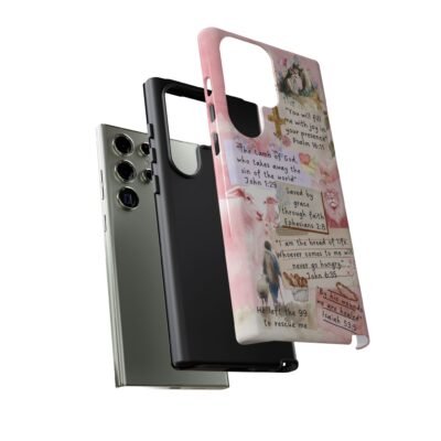 Christian Bible Verse Phone Case Christian Collage Phone Case Faith Phone Casing iPhone Samsung Galaxy Google Pixel iPhone 16 Phone Cover
