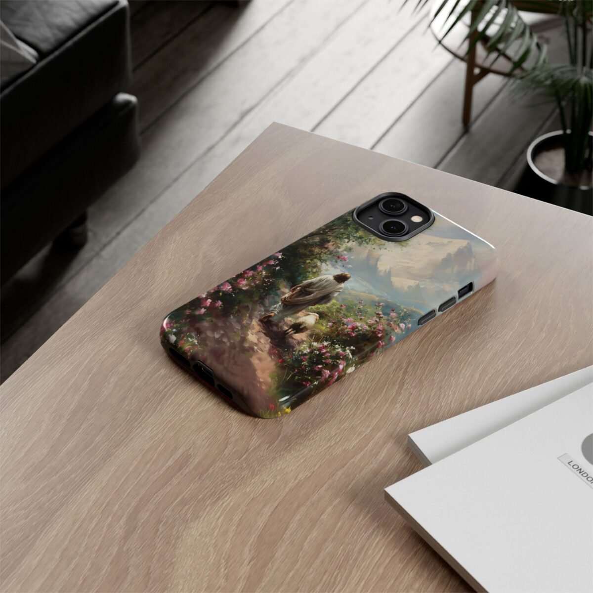 Christian Phone Case Jesus Leaves the 99 Jesus and the Sheep Phone Case Faith Phone Casing iPhone Samsung Galaxy Google Pixel iPhone 16 Case