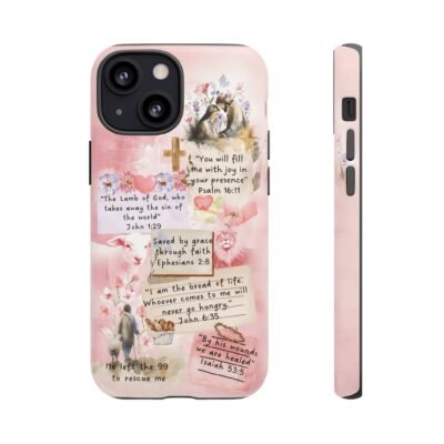 Christian Bible Verse Phone Case Christian Collage Phone Case Faith Phone Casing iPhone Samsung Galaxy Google Pixel iPhone 16 Phone Cover