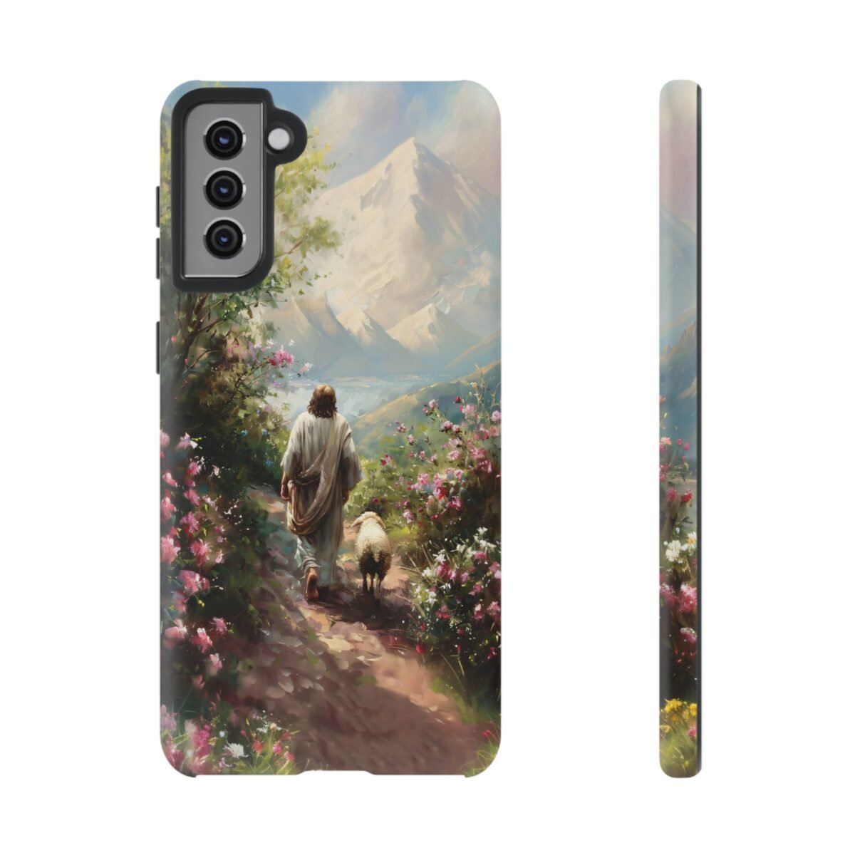 Christian Phone Case Jesus Leaves the 99 Jesus and the Sheep Phone Case Faith Phone Casing iPhone Samsung Galaxy Google Pixel iPhone 16 Case