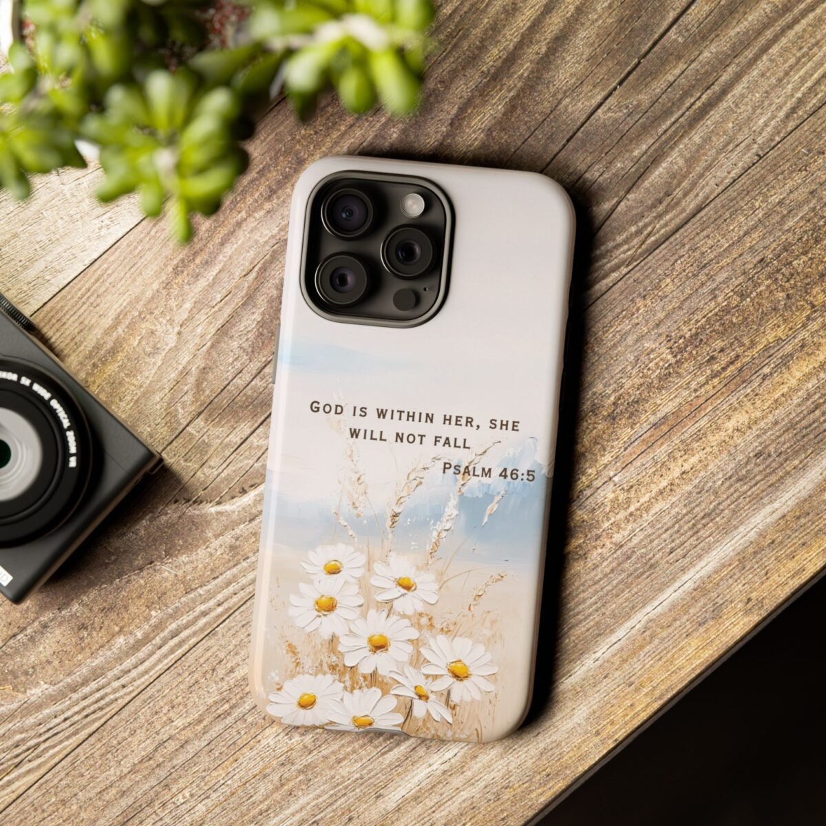 Christian Bible Verse Phone Case Psalm 46 5 Psalm 23 Phone Case Faith Phone Casing iPhone Samsung Galaxy Google Pixel Phone Case iPhone 16