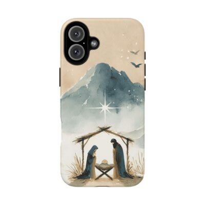 Nativity Phone Case Christian Phone Case Christmas Phone Casing iPhone Samsung Galaxy Google Pixel Phone Cover Faith Jesus Mary and Joseph