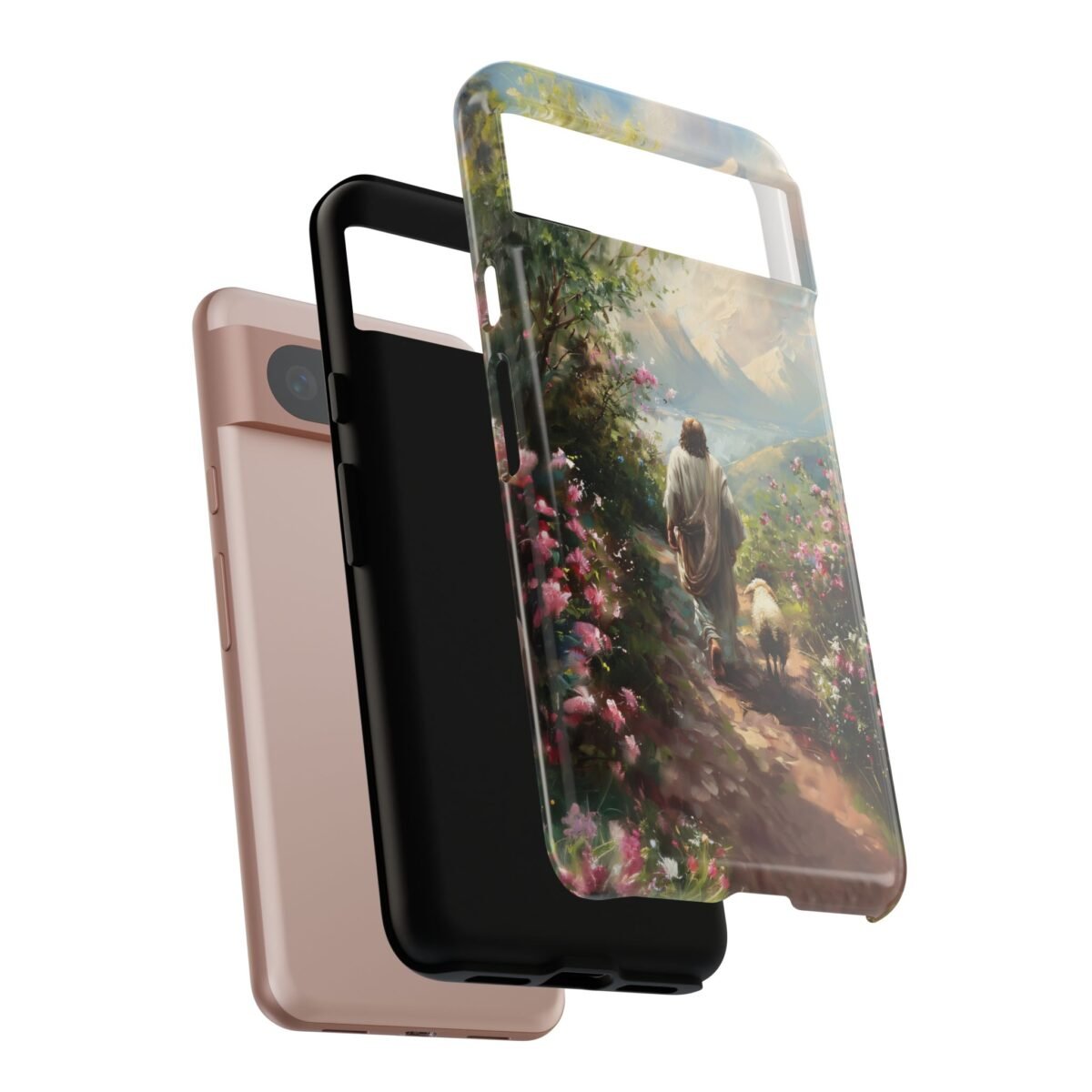 Christian Phone Case Jesus Leaves the 99 Jesus and the Sheep Phone Case Faith Phone Casing iPhone Samsung Galaxy Google Pixel iPhone 16 Case