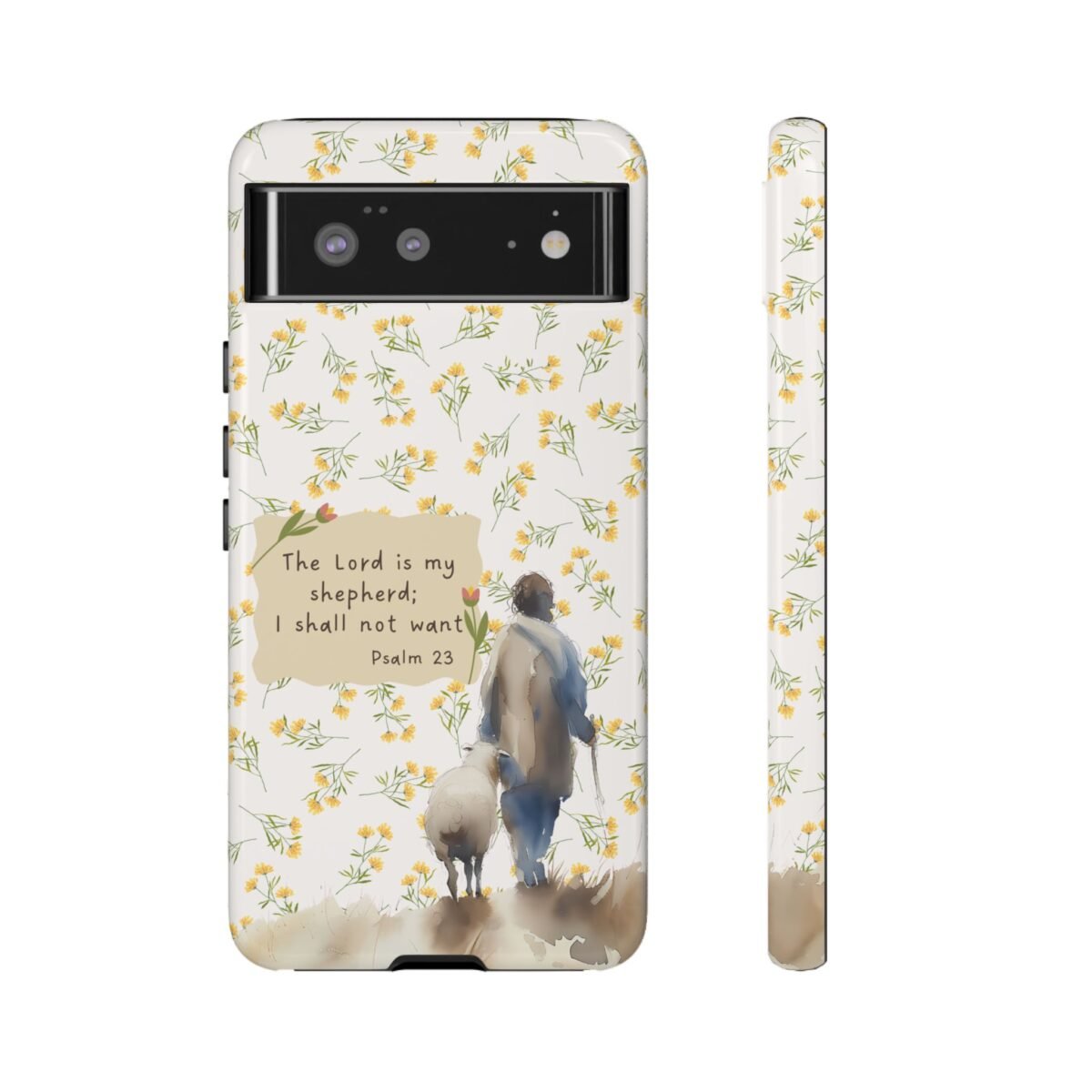 Christian Verse Phone Case The Lord is my Shepherd Psalm 23 Phone Case iPhone 16 15 14 13 12 Pro Max Samsung S24 S23 S22 S21 Plus Ultra