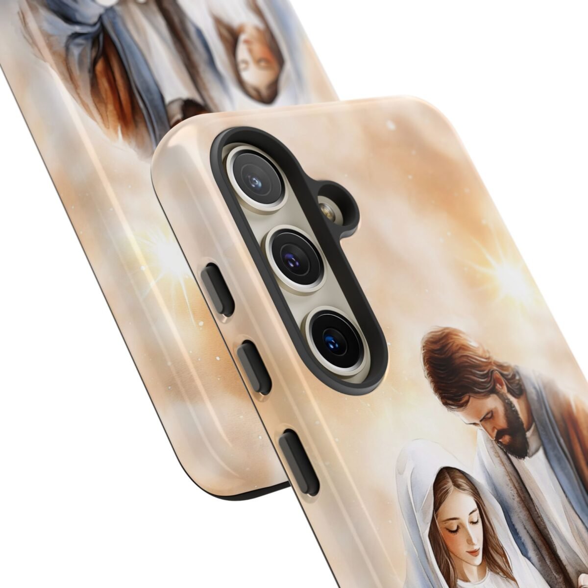 Nativity Phone Case Christian Phone Case Christmas Phone Casing iPhone Samsung Galaxy Google Pixel Phone Cover Faith Jesus Mary and Joseph