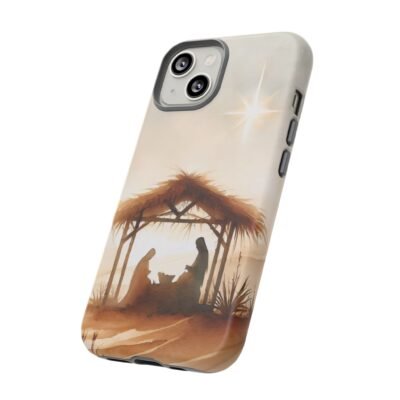 Nativity Phone Case Christian Phone Case Christmas Phone Casing iPhone Samsung Galaxy Google Pixel Phone Cover Faith Jesus Mary and Joseph