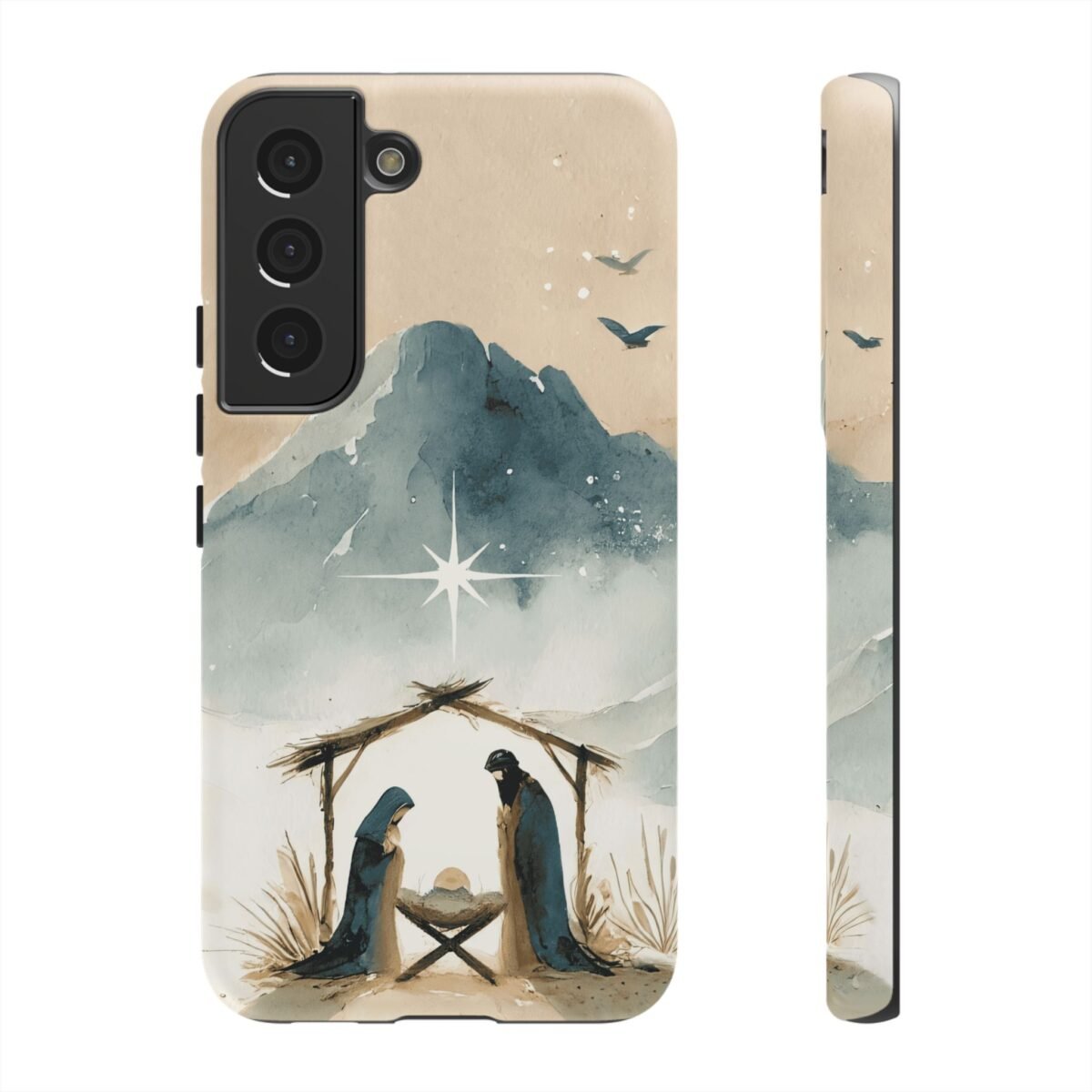 Nativity Phone Case Christian Phone Case Christmas Phone Casing iPhone Samsung Galaxy Google Pixel Phone Cover Faith Jesus Mary and Joseph