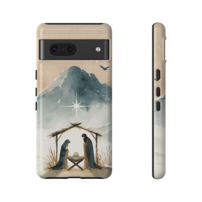 Nativity Phone Case Christian Phone Case Christmas Phone Casing iPhone Samsung Galaxy Google Pixel Phone Cover Faith Jesus Mary and Joseph