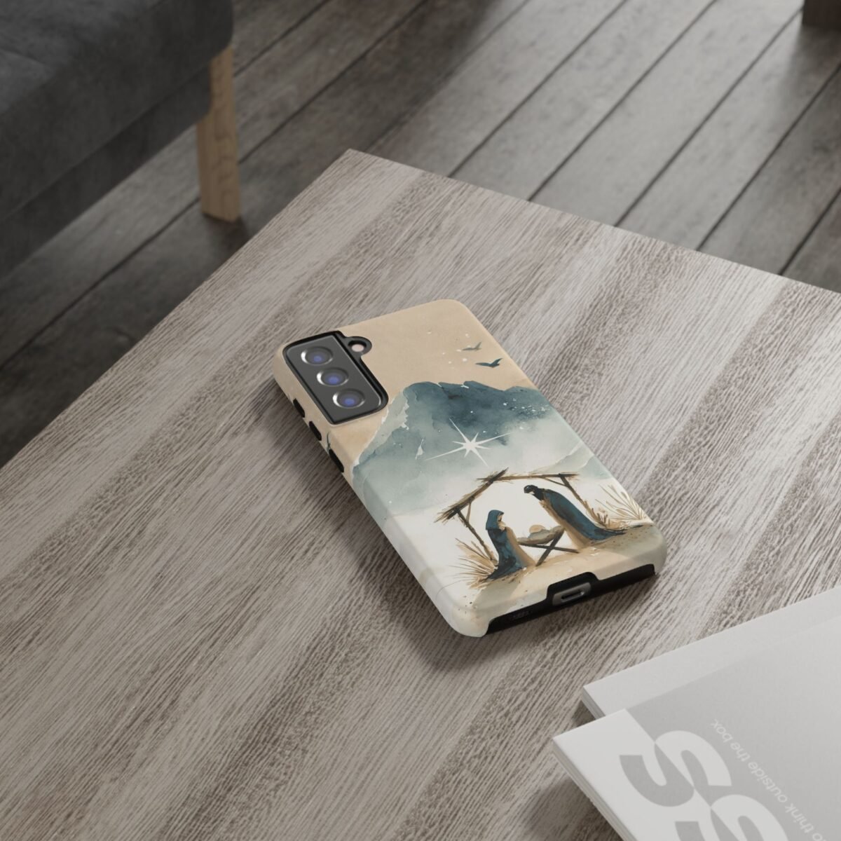 Nativity Phone Case Christian Phone Case Christmas Phone Casing iPhone Samsung Galaxy Google Pixel Phone Cover Faith Jesus Mary and Joseph