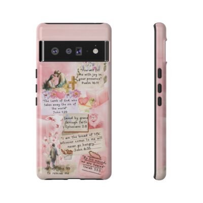 Christian Bible Verse Phone Case Christian Collage Phone Case Faith Phone Casing iPhone Samsung Galaxy Google Pixel iPhone 16 Phone Cover