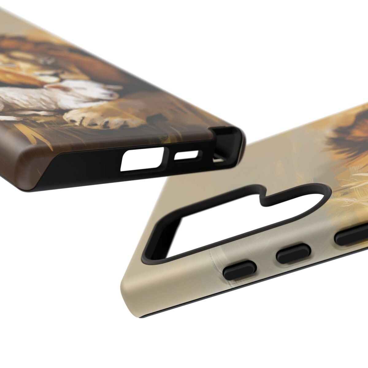 Copy of Lion and the Lamb Christian Phone Case iPhone Samsung Galaxy Google Pixel Faith in Jesus God Phone Cover Christian Inspired Gift Phone Case