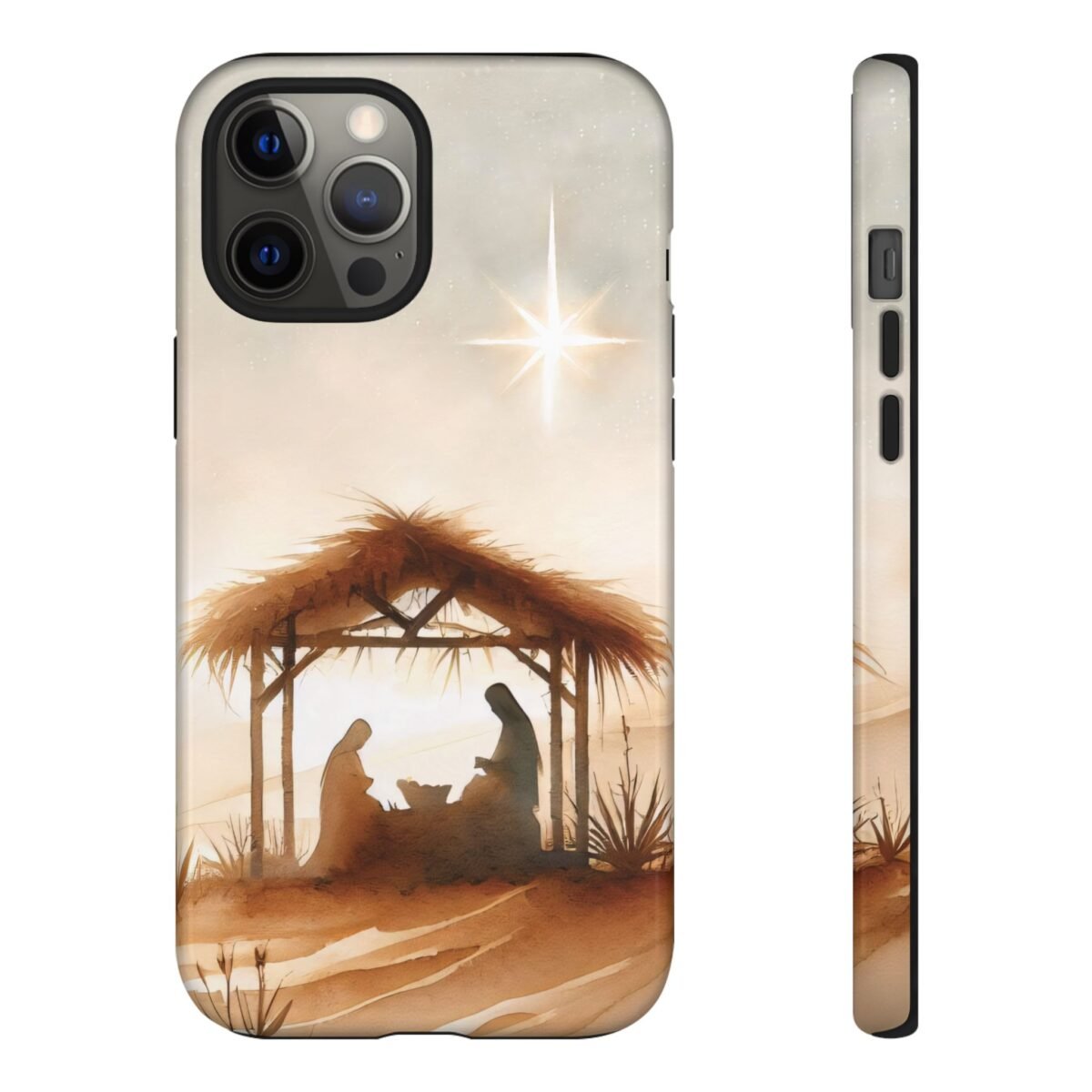 Nativity Phone Case Christian Phone Case Christmas Phone Casing iPhone Samsung Galaxy Google Pixel Phone Cover Faith Jesus Mary and Joseph