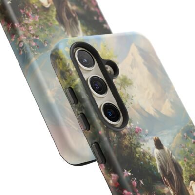 Christian Phone Case Jesus Leaves the 99 Jesus and the Sheep Phone Case Faith Phone Casing iPhone Samsung Galaxy Google Pixel iPhone 16 Case
