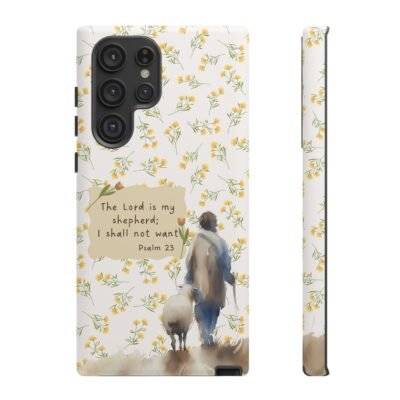 Christian Verse Phone Case The Lord is my Shepherd Psalm 23 Phone Case iPhone 16 15 14 13 12 Pro Max Samsung S24 S23 S22 S21 Plus Ultra