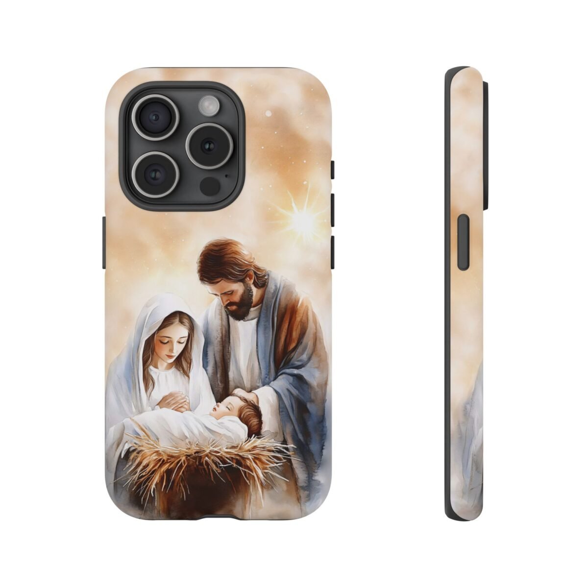 Nativity Phone Case Christian Phone Case Christmas Phone Casing iPhone Samsung Galaxy Google Pixel Phone Cover Faith Jesus Mary and Joseph
