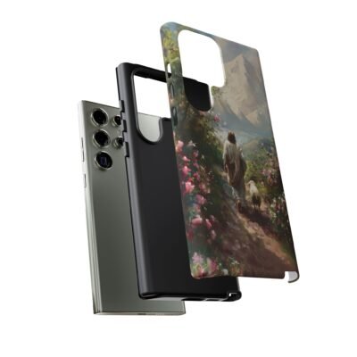 Christian Phone Case Jesus Leaves the 99 Jesus and the Sheep Phone Case Faith Phone Casing iPhone Samsung Galaxy Google Pixel iPhone 16 Case