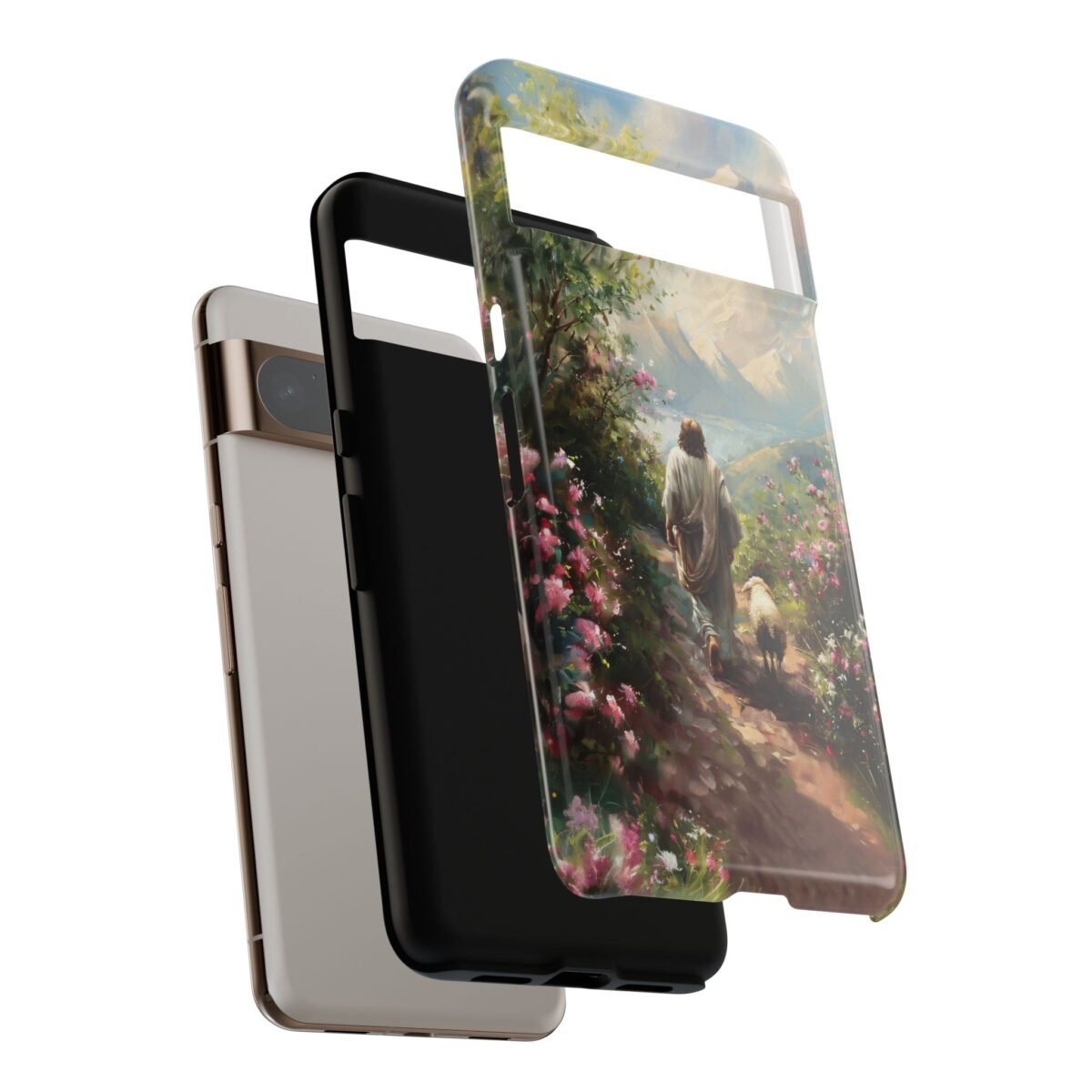 Christian Phone Case Jesus Leaves the 99 Jesus and the Sheep Phone Case Faith Phone Casing iPhone Samsung Galaxy Google Pixel iPhone 16 Case