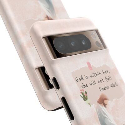 Christian Bible Verse Phone Case God is Within Her Psalm 46 5 Phone Case iPhone 16 15 14 13 12 Pro Max Samsung S24 S23 S22 S21 Plus Ultra