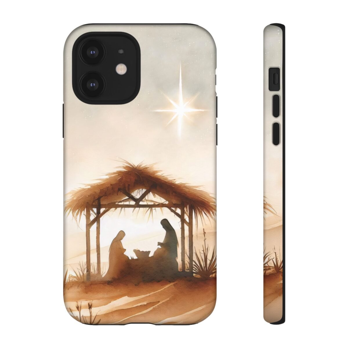 Nativity Phone Case Christian Phone Case Christmas Phone Casing iPhone Samsung Galaxy Google Pixel Phone Cover Faith Jesus Mary and Joseph