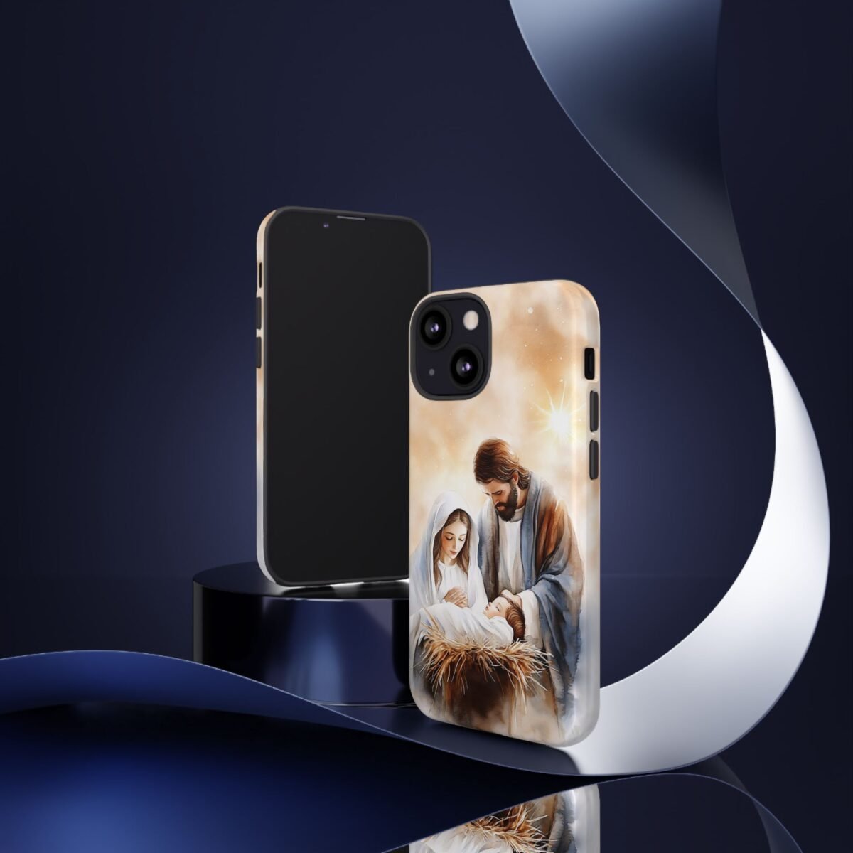 Nativity Phone Case Christian Phone Case Christmas Phone Casing iPhone Samsung Galaxy Google Pixel Phone Cover Faith Jesus Mary and Joseph
