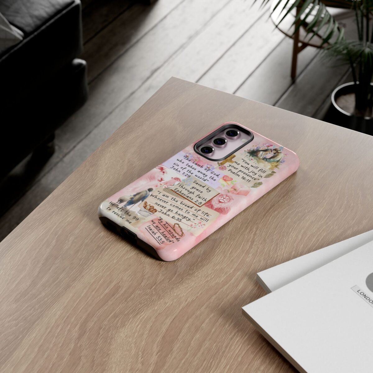 Christian Bible Verse Phone Case Christian Collage Phone Case Faith Phone Casing iPhone Samsung Galaxy Google Pixel iPhone 16 Phone Cover