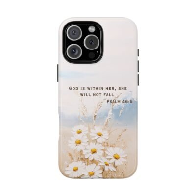 Christian Bible Verse Phone Case Psalm 46 5 Psalm 23 Phone Case Faith Phone Casing iPhone Samsung Galaxy Google Pixel Phone Case iPhone 16