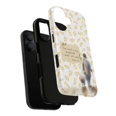 Christian Verse Phone Case The Lord is my Shepherd Psalm 23 Phone Case iPhone 16 15 14 13 12 Pro Max Samsung S24 S23 S22 S21 Plus Ultra