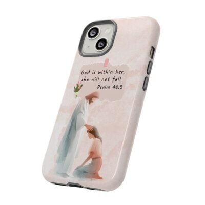 Christian Bible Verse Phone Case God is Within Her Psalm 46 5 Phone Case iPhone 16 15 14 13 12 Pro Max Samsung S24 S23 S22 S21 Plus Ultra