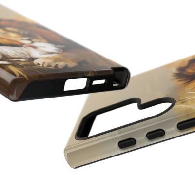 Copy of Lion and the Lamb Christian Phone Case iPhone Samsung Galaxy Google Pixel Faith in Jesus God Phone Cover Christian Inspired Gift Phone Case