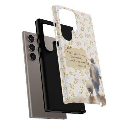 Christian Verse Phone Case The Lord is my Shepherd Psalm 23 Phone Case iPhone 16 15 14 13 12 Pro Max Samsung S24 S23 S22 S21 Plus Ultra