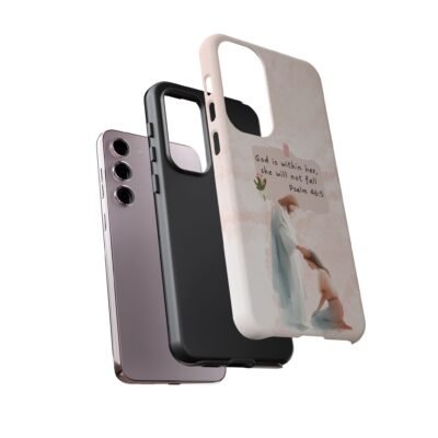 Christian Bible Verse Phone Case God is Within Her Psalm 46 5 Phone Case iPhone 16 15 14 13 12 Pro Max Samsung S24 S23 S22 S21 Plus Ultra