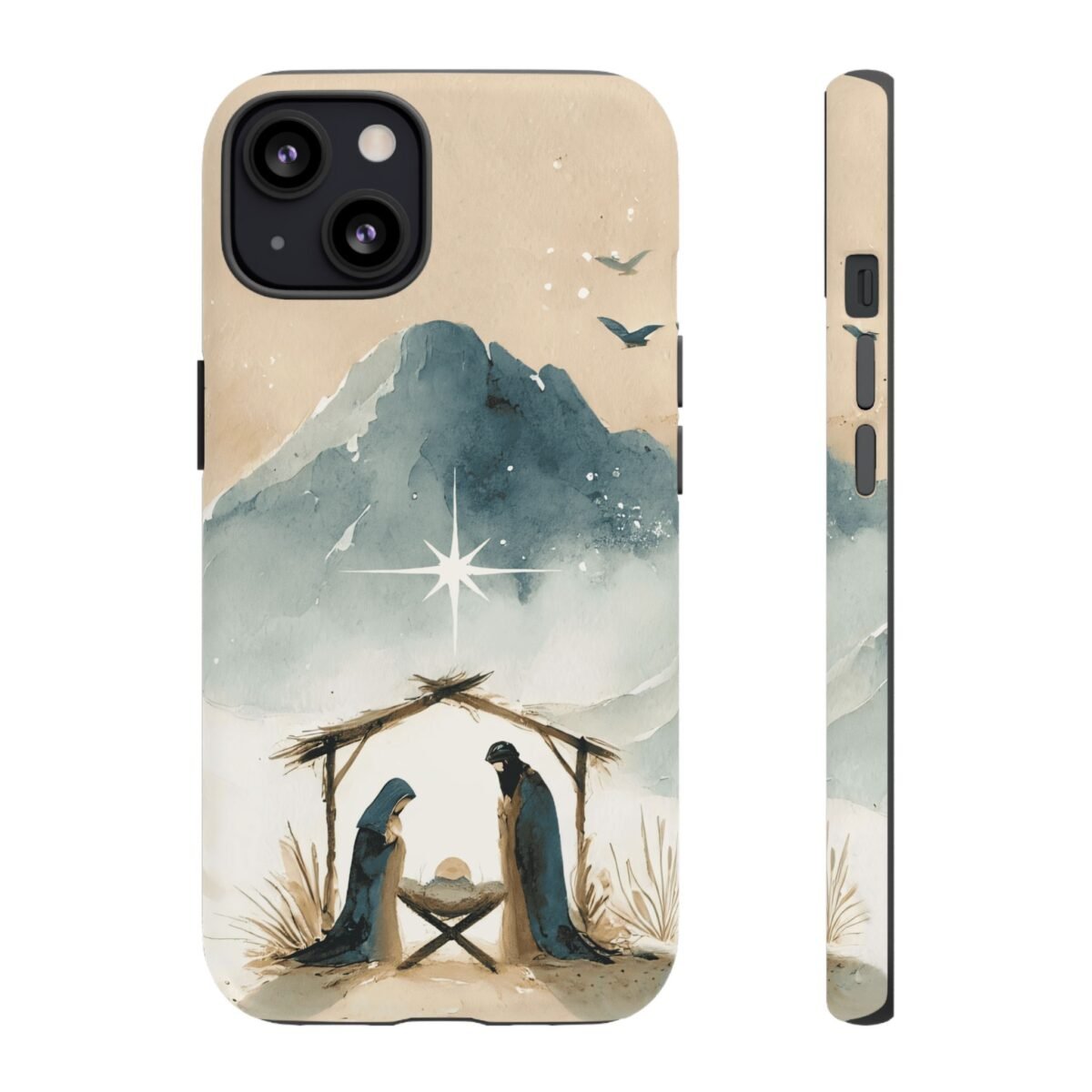 Nativity Phone Case Christian Phone Case Christmas Phone Casing iPhone Samsung Galaxy Google Pixel Phone Cover Faith Jesus Mary and Joseph