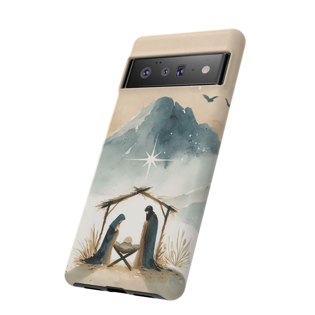 Nativity Phone Case Christian Phone Case Christmas Phone Casing iPhone Samsung Galaxy Google Pixel Phone Cover Faith Jesus Mary and Joseph