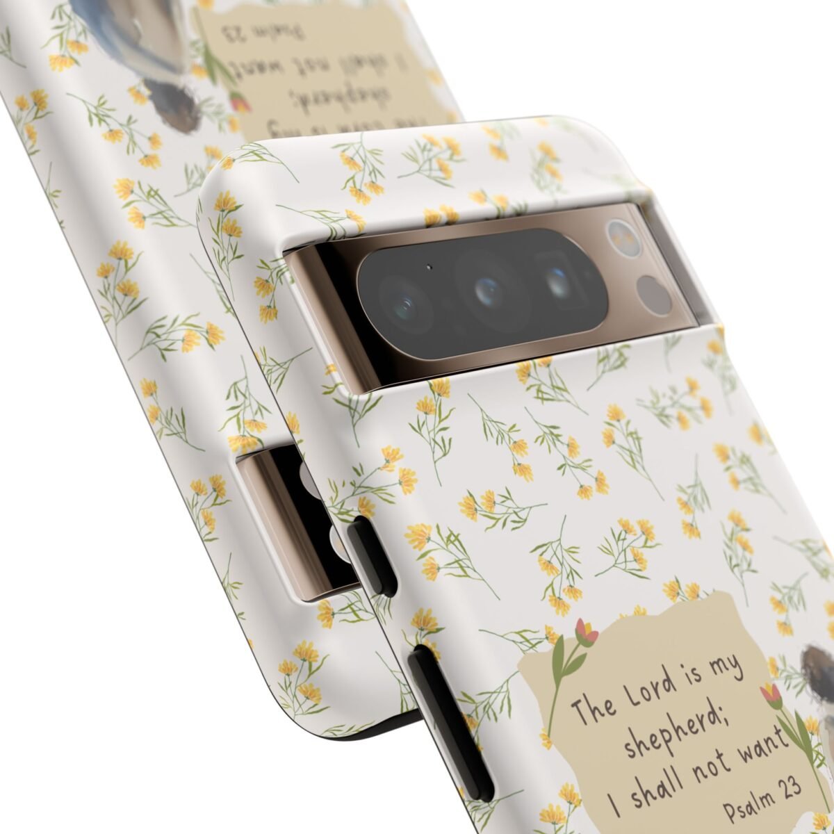 Christian Verse Phone Case The Lord is my Shepherd Psalm 23 Phone Case iPhone 16 15 14 13 12 Pro Max Samsung S24 S23 S22 S21 Plus Ultra