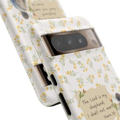 Christian Verse Phone Case The Lord is my Shepherd Psalm 23 Phone Case iPhone 16 15 14 13 12 Pro Max Samsung S24 S23 S22 S21 Plus Ultra