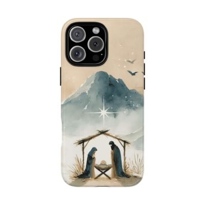 Nativity Phone Case Christian Phone Case Christmas Phone Casing iPhone Samsung Galaxy Google Pixel Phone Cover Faith Jesus Mary and Joseph