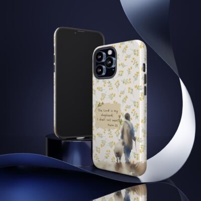 Christian Verse Phone Case The Lord is my Shepherd Psalm 23 Phone Case iPhone 16 15 14 13 12 Pro Max Samsung S24 S23 S22 S21 Plus Ultra