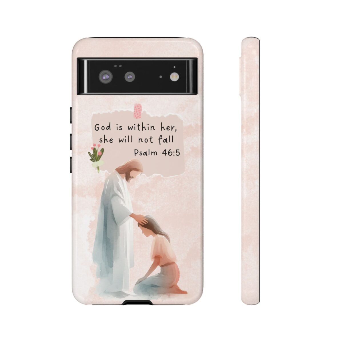 Christian Bible Verse Phone Case God is Within Her Psalm 46 5 Phone Case iPhone 16 15 14 13 12 Pro Max Samsung S24 S23 S22 S21 Plus Ultra
