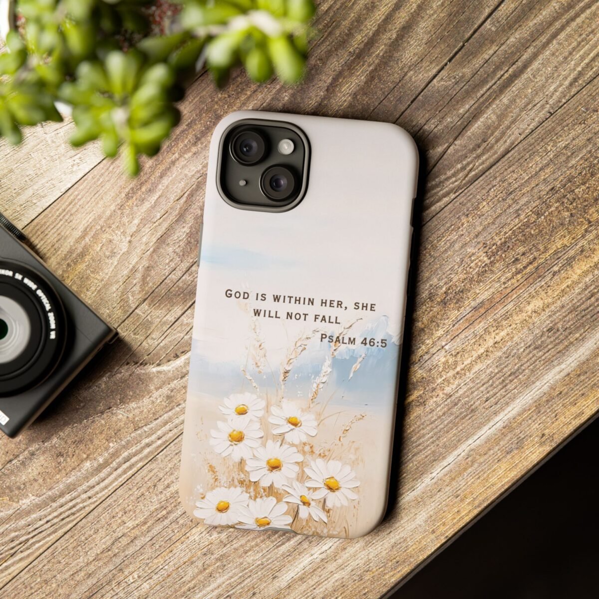 Christian Bible Verse Phone Case Psalm 46 5 Psalm 23 Phone Case Faith Phone Casing iPhone Samsung Galaxy Google Pixel Phone Case iPhone 16