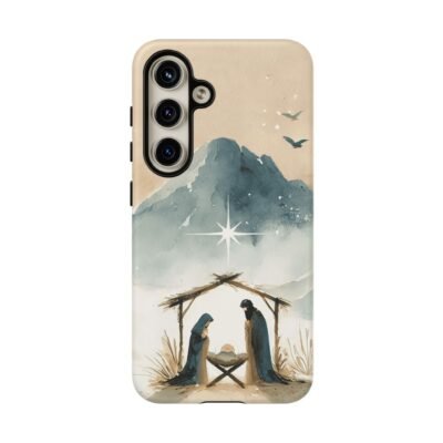 Nativity Phone Case Christian Phone Case Christmas Phone Casing iPhone Samsung Galaxy Google Pixel Phone Cover Faith Jesus Mary and Joseph