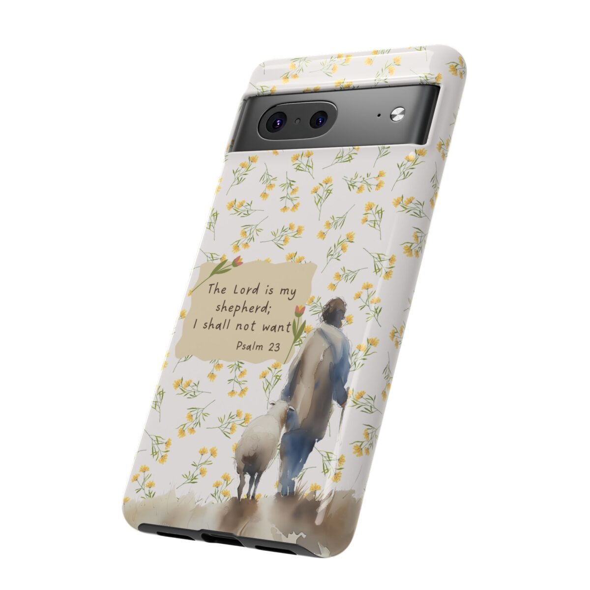 Christian Verse Phone Case The Lord is my Shepherd Psalm 23 Phone Case iPhone 16 15 14 13 12 Pro Max Samsung S24 S23 S22 S21 Plus Ultra