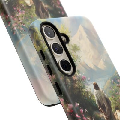 Christian Phone Case Jesus Leaves the 99 Jesus and the Sheep Phone Case Faith Phone Casing iPhone Samsung Galaxy Google Pixel iPhone 16 Case