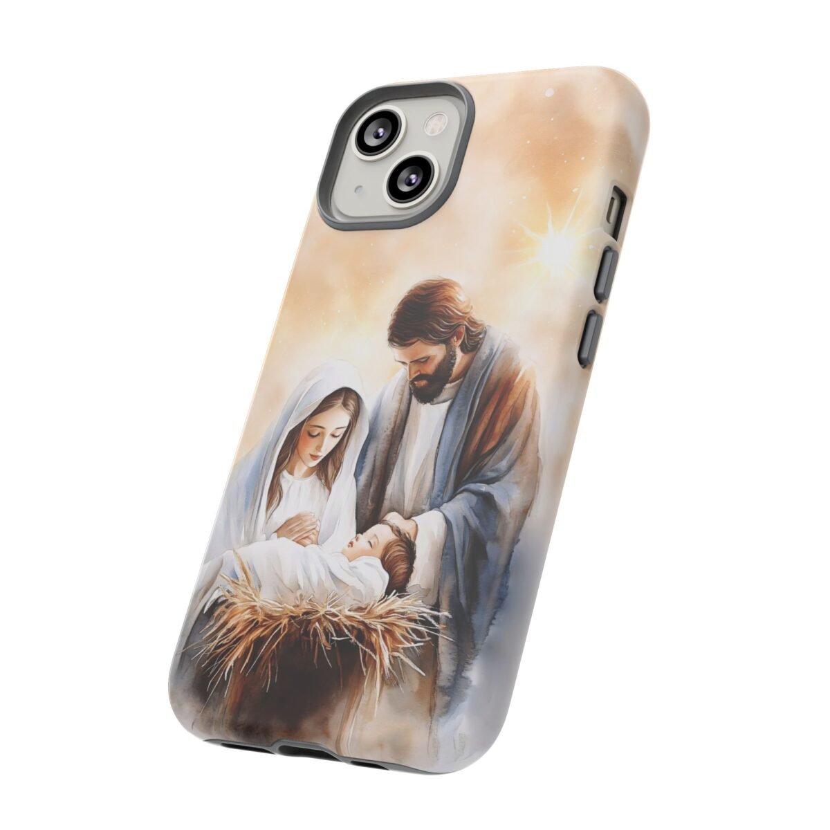 Nativity Phone Case Christian Phone Case Christmas Phone Casing iPhone Samsung Galaxy Google Pixel Phone Cover Faith Jesus Mary and Joseph