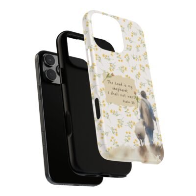 Christian Verse Phone Case The Lord is my Shepherd Psalm 23 Phone Case iPhone 16 15 14 13 12 Pro Max Samsung S24 S23 S22 S21 Plus Ultra