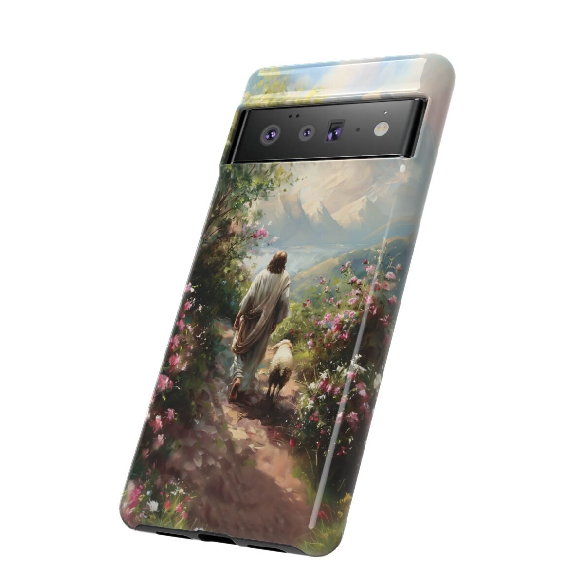 Christian Phone Case Jesus Leaves the 99 Jesus and the Sheep Phone Case Faith Phone Casing iPhone Samsung Galaxy Google Pixel iPhone 16 Case